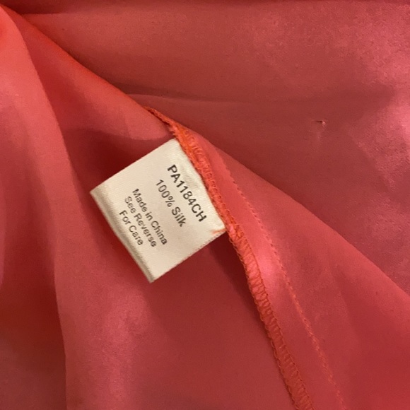 Pink Strapless Silk Bustier Top - Picture 3 of 6